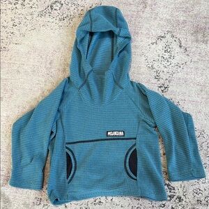Melanzana Blue Hooded Pullover XXS kids